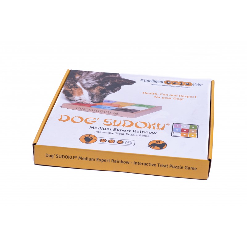Sudoku for hund farger - hjernetrim for hund - Dyrekompaniet