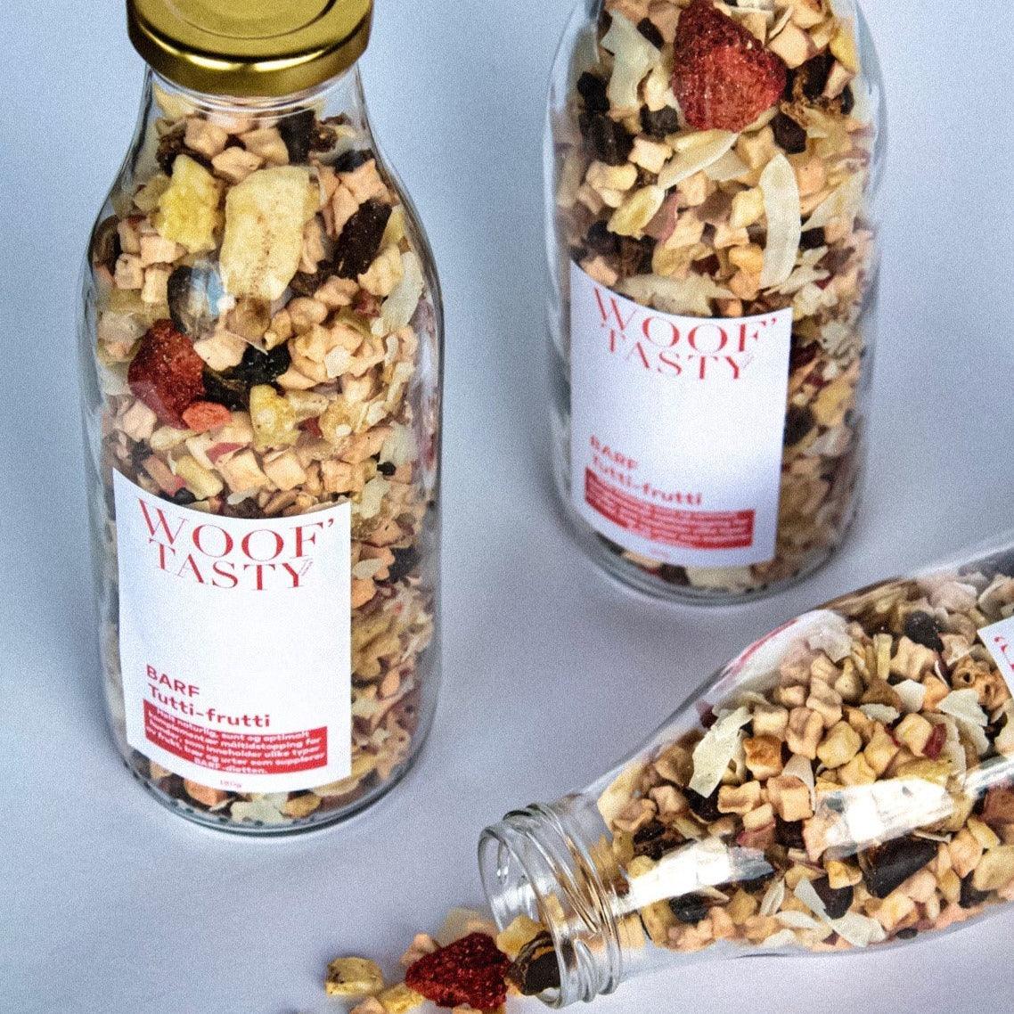 BARF Tutti Frutti topping til hund - Dyrekompaniet