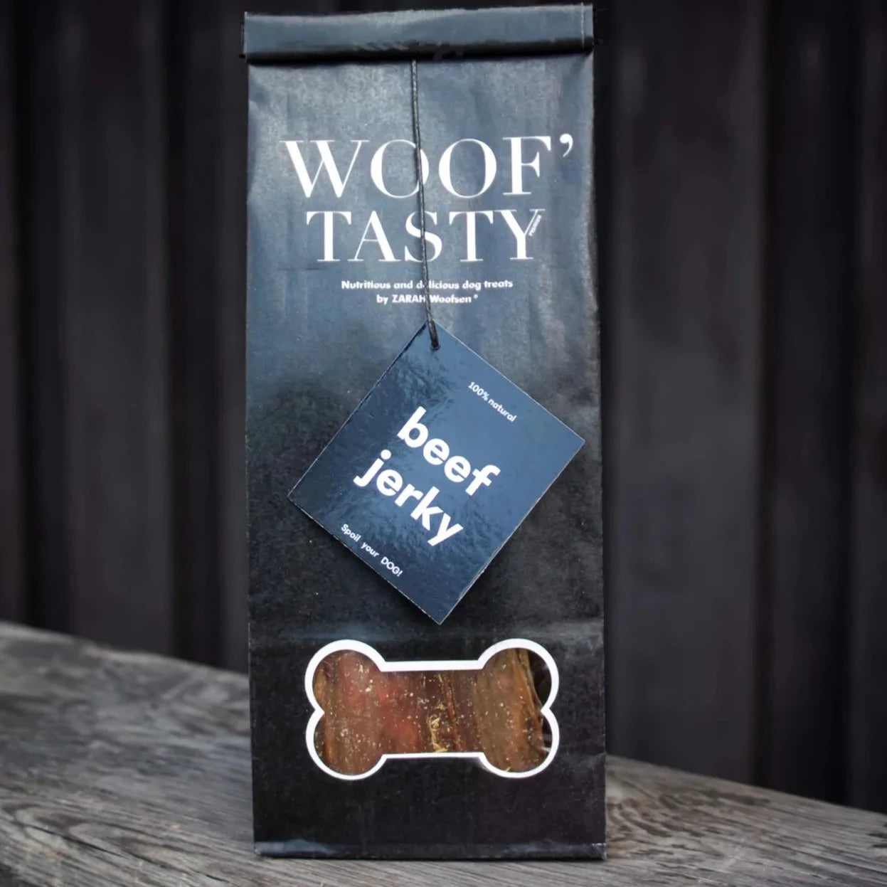Hundesnacks - Beef Jerkey - Dyrekompaniet