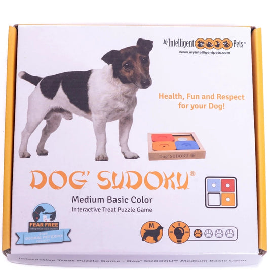 Sudoku for hund - 3 brikker i farger