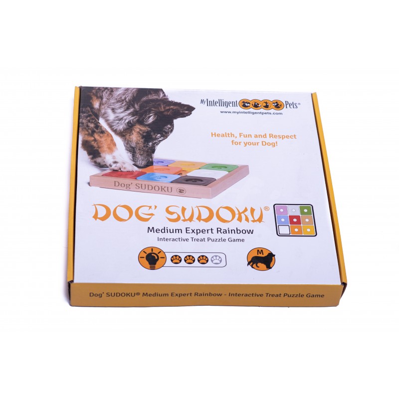 Sudoku for hund farger - hjernetrim for hund - Dyrekompaniet