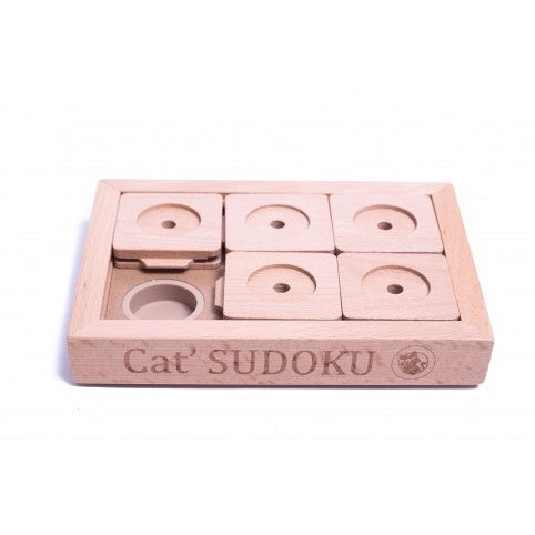 Hjernetrim katt- Sudoku 5 brikker natur - Dyrekompaniet